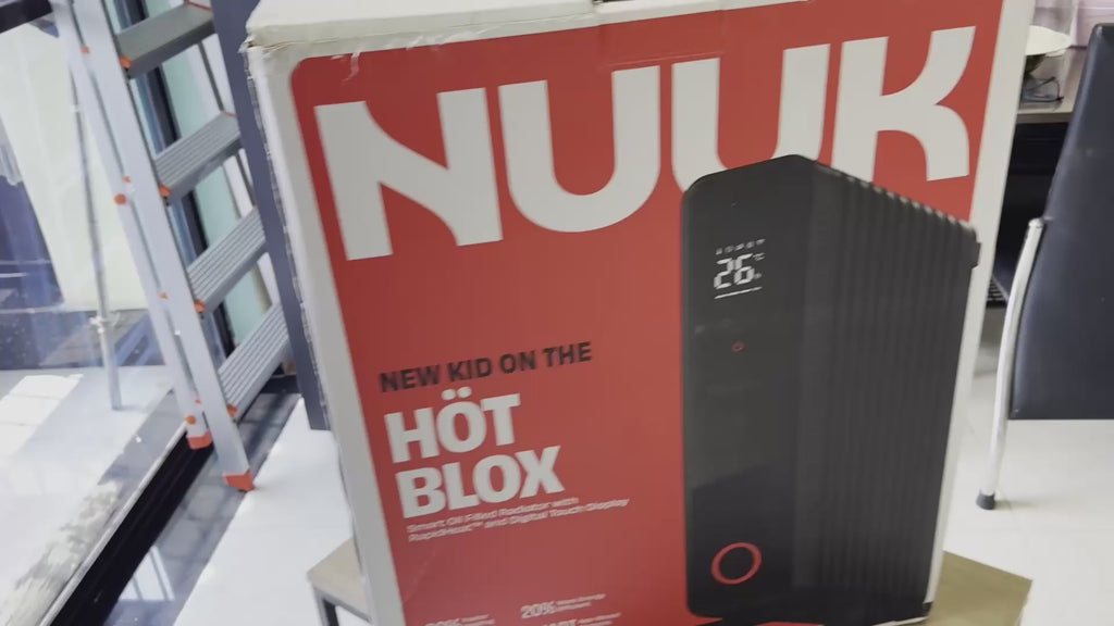 NUUK HÖT BLOX Smart Oil Filled Radiator Heater - 2200W with Smart App Control